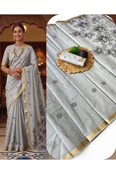 ViViRaSmi Generic Soft Silk Cotton Saree for Women with Zari Border| Fall & P...
