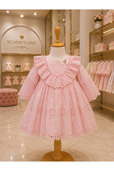 Mummys Love Baby Girl 4-Piece Mevlüt & Special Day Set - 100% Cotton - Pink