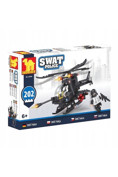 Dromader Set de construcție, Dromader, Elicopter SWAT 23503, Plastic, 202 pie...