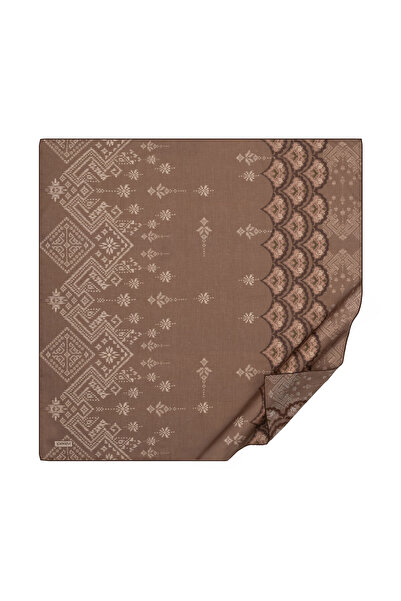 ipekevi Βαμβακερό κασκόλ Mink Kilim Esintisi
