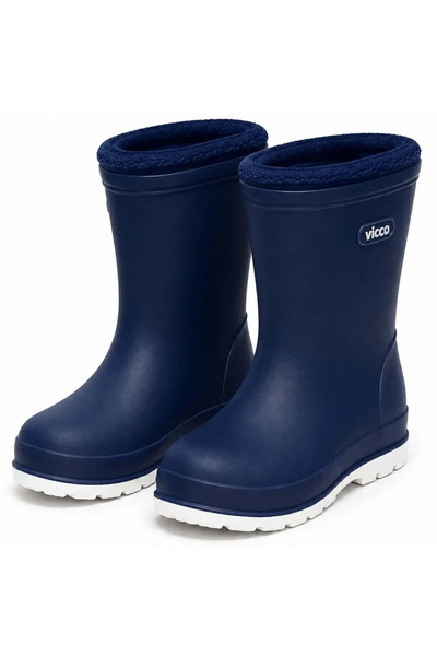 Vicco İçi Kürklü Su Geçirmez Kız-Erkek Unisex Yağmur-Kar Çizmesi