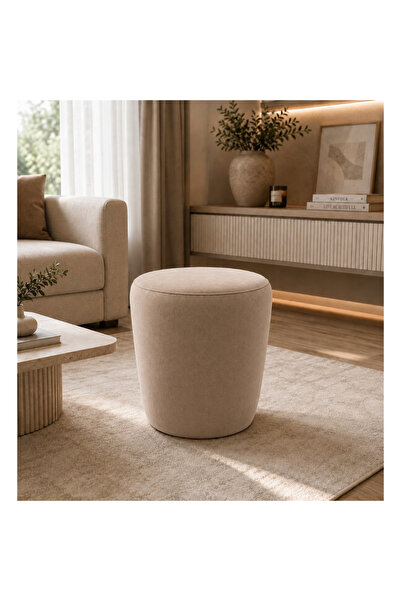 OEM Taburet Nubo, 45x45 cm, culoare Bej
