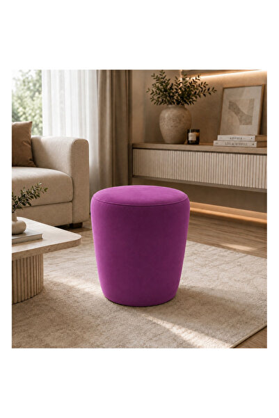 OEM Taburet Nubo, 45x45 cm, culoare Mov inchis