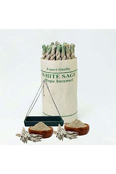 ViViRaSmi Sandalwood and White Sage Rope Incense (40 Pcs) with Authentic Hang...