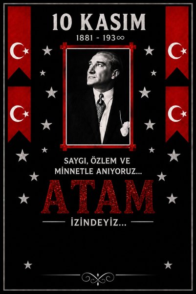 PROMISEBACKDROP2 200x200 cm Ek Dikişli, 10 Kasım Atatürk, Okul Etkinlik Kumaş...