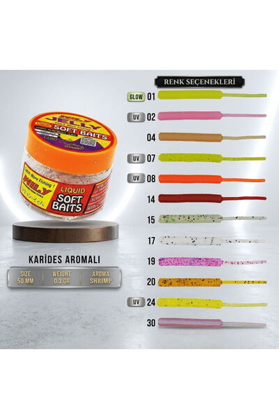 Wily Jelly 50 Mm 0,30 Gr Color:02 Pcs:20