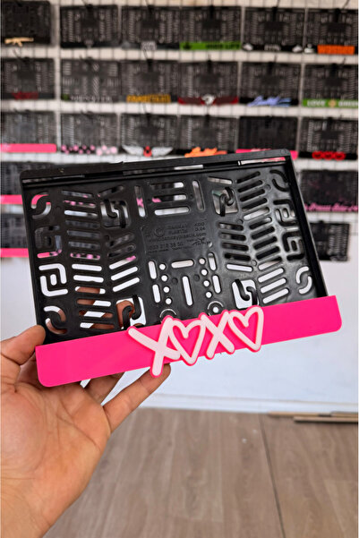 Yalıgraf Reklam Tabela Xoxo Pembe Pleksi Kalpli Motor Plakalık 3D Motosiklet ...