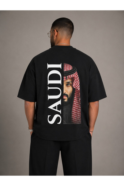 FRISKO Saudi Arabia National Day Men's T-Shirt 100% Cotton High Quality Overs...