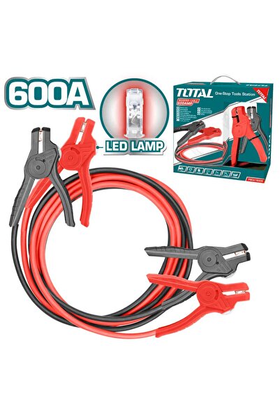 TOTAL Cabluri de pornire Total, 600A, 3m, lampa LED