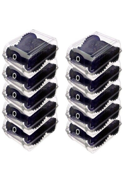 Reoona Transparent shoe storage box 10-piece boot box gnd