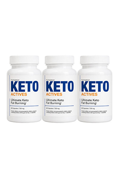 Keto Actives 60 Kapsül - 3 Adet