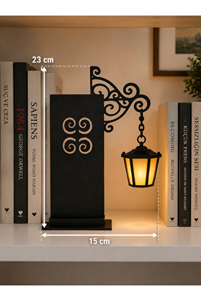 Printech3d Sokak Lambası Tasarımlı Kitaplık Lambası – Kitaplık ve Masaüstü Dekoru