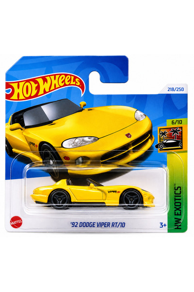 HOT WHEELS '92 Dodge Viper RT/10 - HTC24 (Kartonet / Blisteri Hasarlı)