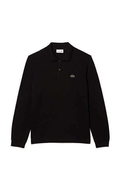 Lacoste Classic Fit Long Sleeve L.12.12 Black Men's Polo T-Shirt