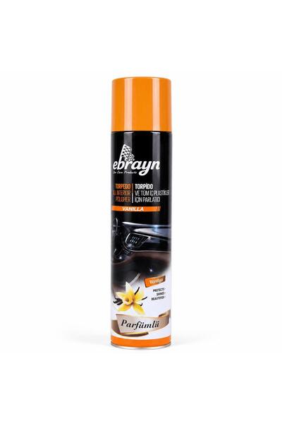 Universal Araç İçi Torpido ve Tüm Araç İçi Plastikler İçin Parlatıcı Sprey - Parfümlü Vanilya 300 ml