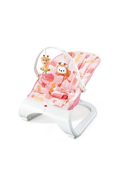 Tiibaby 68161 Baby Rocking Chair with gentle motion Seat, Toy Bar, 3-Point Sa...