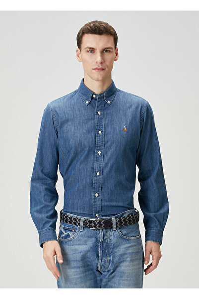 Polo Ralph Lauren Navy Blue Denim Shirt