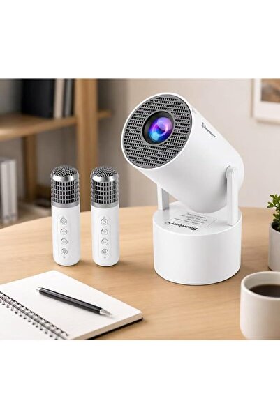 Smartberry Smartbarry HT88Pro 4K Supported Smart Projector, Portable Home The...