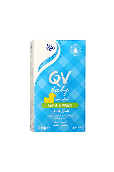 Qv Baby Shampoo & Shower Gel – 250g Fragrance-Free Gentle Cleanser