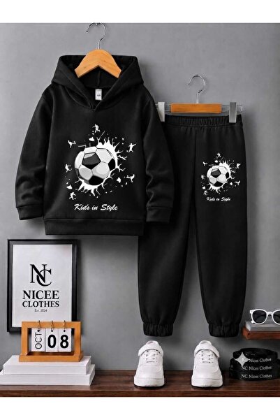 Leto Lykia Children's Tracksuit Set Unisex (White Top Winter Print)