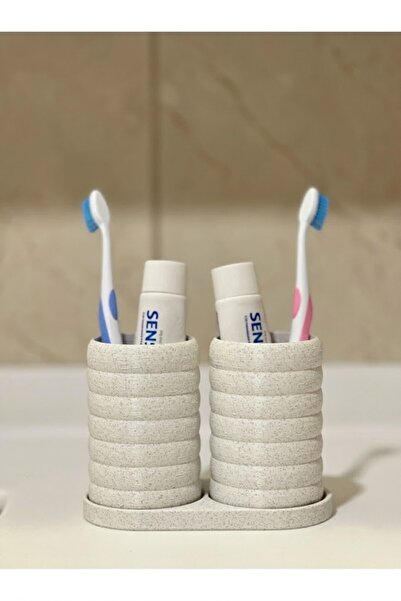 3d plus design & printer technology Modern Bathroom Organizer V2 - Toothbrush...