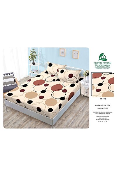 Super Design Pucioasa Set of finet cover and 2 pillowcases, with Stretchy, 16...