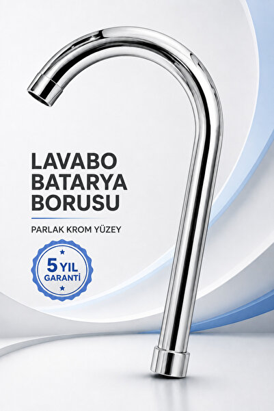 Genel Markalar Lavabo Batarya Borusu – Krom, 5 Yıl Garantili