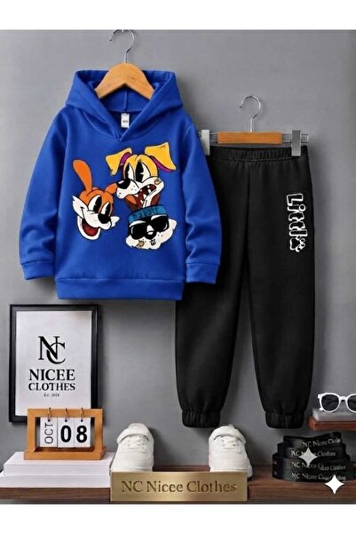 NC Nicee Clothes Children's Tracksuit Unisex (Three Dogs Printed Winter Wear)