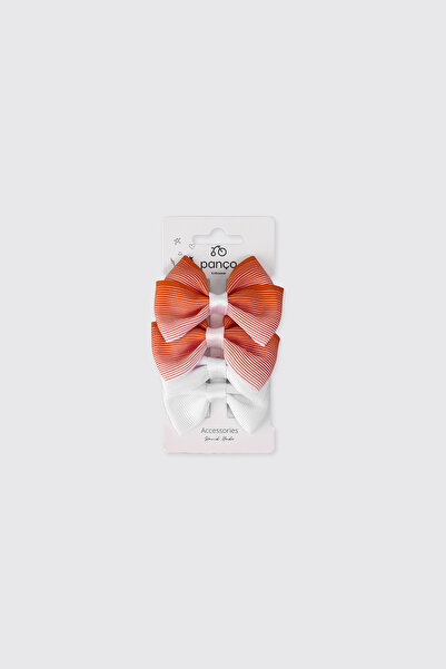 Panço Girl's 4-Piece Orange Buckle Set