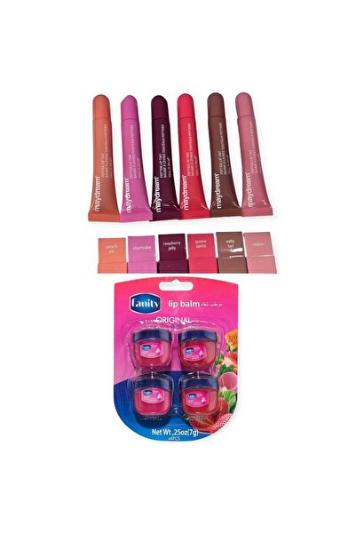 MAYDREAM Lip Gloss and Lip Balm Set