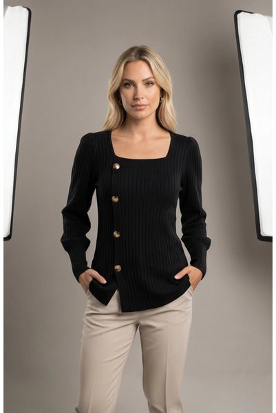 Lux Store Women's Long Sleeve Button down Transitional Blouse – Soft Texture,...