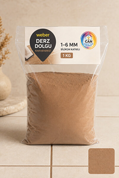 Weber Kahverengi Derz Dolgu – Silikon Katkılı, 1 kg