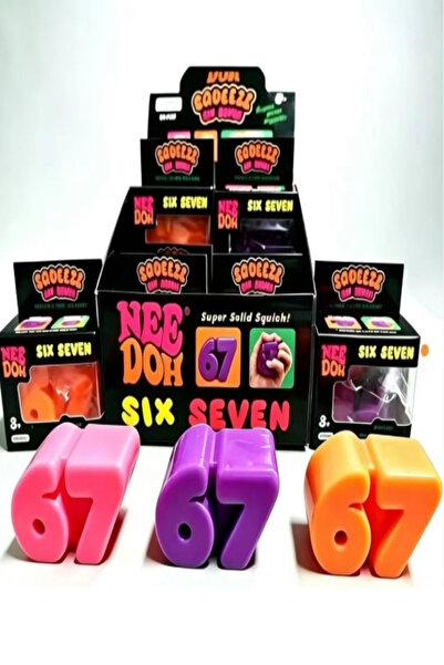 Ztoys Needoh Nıce Cube Sıx Seven Sukuşi Stres Oyuncağı Squishy Yumuşak 1 Adet