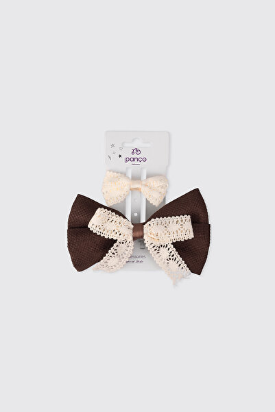 Panço Girl's 2-Piece Ecru Buckle Set