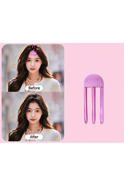 Mega Bazaar 3-Pronged Pink Hair Volume Clip