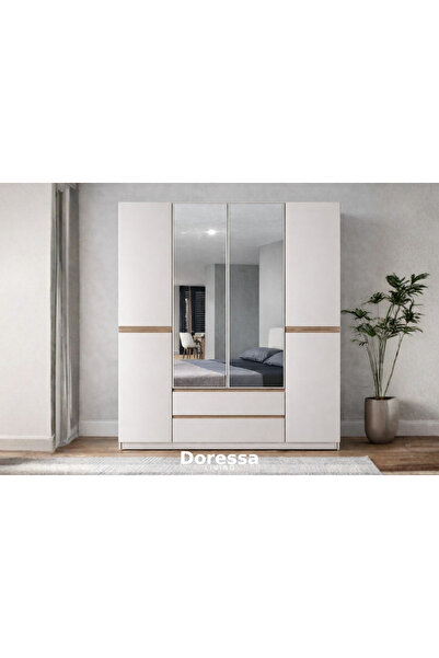 Doressa Living Neyla 4 Kapılı Gardırop