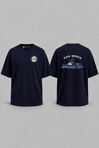 Bahriyeli Collection Oversize Tcg Gediz Dalgalar Arası V2 Pocket and Back Pri...