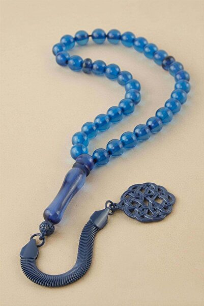 HOŞGÖR ACCESSORIES 8 mm Original Crimped Amber Prayer Beads