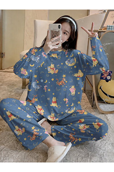 Silona Homewear Σετ πιτζάμες με μακριά μανίκια Winnie The Pooh Süpersoft Basi...