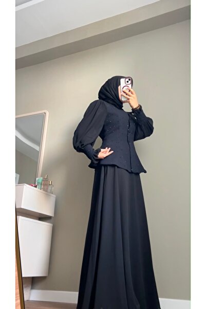 Milenastyle ARMİN DÜĞMELİ IŞILTILI ETEK TAKIM