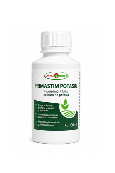Solplant Primastim Potasiu – Îngrășământ Foliar K₂O 27,6% Fără Azot, Fără Clo...