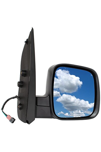 M MODECAR Fiat Fiorino 2007- oglindă electrică exterioară NEAGRĂ dreapta