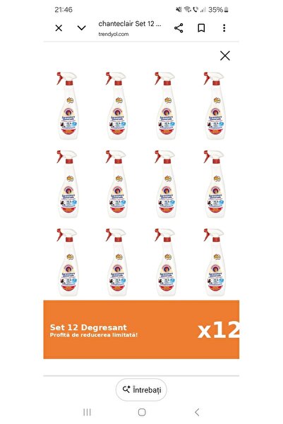 Chanteclair Set 12 Degresant Marsilia, 600 ml