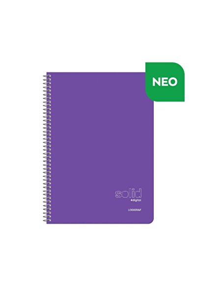 LOGIGRAF Solid Digital Τετράδιο Σπιράλ Wirelock B5/17Χ25 3Θ 90Φ/70gr (4313)