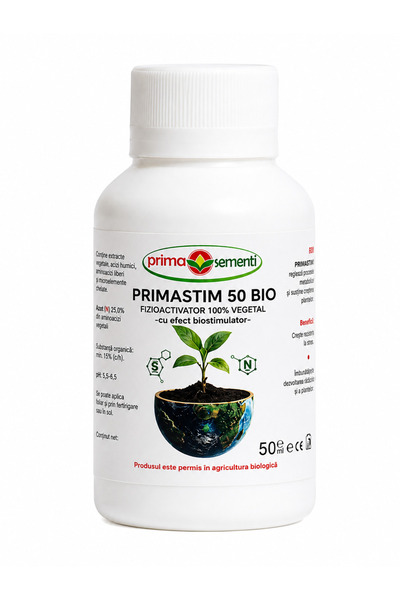 Prima Sementi Primastim 50 Bio – Fizioactivator Vegetal cu Aminoacizi – Crest...