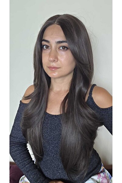 Perukçu Alev GERÇEK SAÇ DOKUSUNDA SENTETİK TÜL PERUK 018