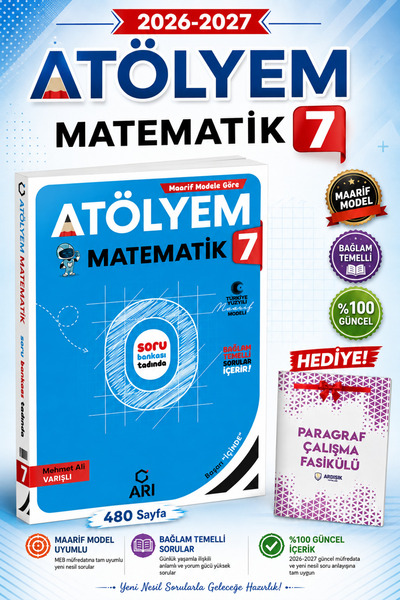 Arı Yayıncılık 7. Sınıf Matematik Atölyem Maarif Model