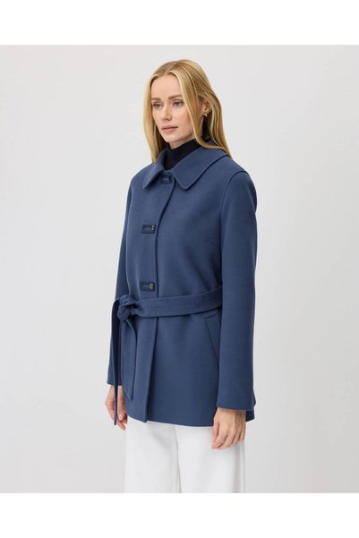 IDA Collection Baby Collar Short Jacket Blue