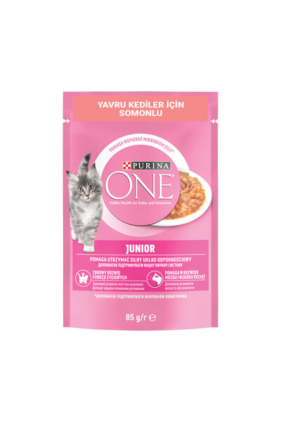 Purina One Yavru Kedi Maması Somon & Havuç 6 X 85 G