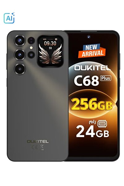 oukitel C68 Plus Dual SIM Grey 8+16GB RAM 256GB 4G - Middle East Version